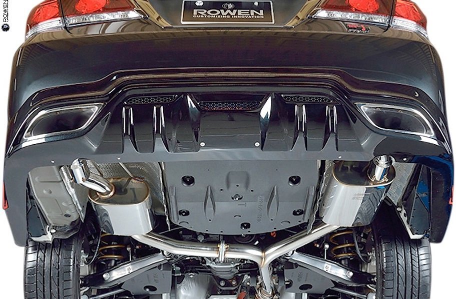 【M’s】 210クラウン アスリート 前期 (2012.12-2015.09) ROWEN PREMIUM01S リアマフラー 3.5L用 ロェン ロウェン エアロ パーツ 1T012Z13拍卖