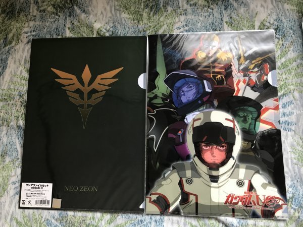 215クリアファイル 機動戦士ガンダムUC ユニコーン episode 3 2枚セット キービジュアル/ クシャトリヤ拍卖