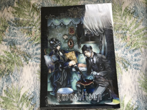 215クリアファイル 黒執事 枢やな 10th 10周年記念原画展 枢やなの世界 セバスチャン シエル拍卖