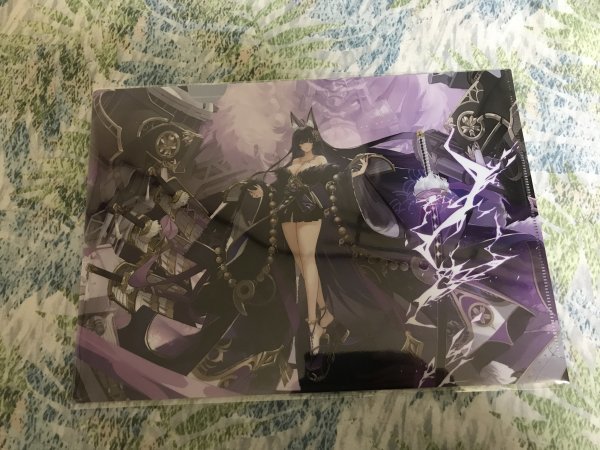 216クリアファイル アズールレーン 5thアニバーサリー記念イラスト集 特典 武蔵拍卖