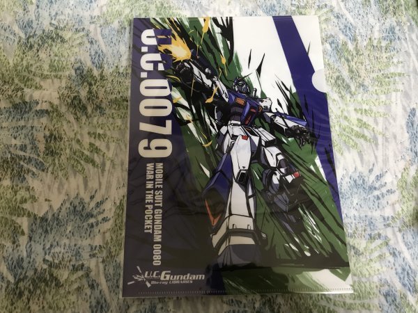218クリアファイル U.C.ガンダム Blu-rayライブラリーズ 0080ポケットの中の戦争 BD購入特典 RX-78 NT-1 アレックス拍卖