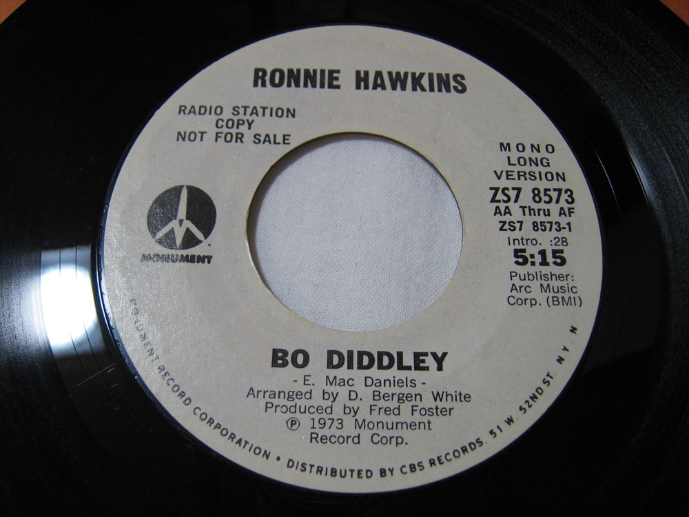【7”】●白プロモ MONO/STEREO● RONNIE HAWKINS / BO DIDDLEY US盤 ロニー・ホーキンス ボ・ディドリー THIRD STONE FROM THE SUN拍卖