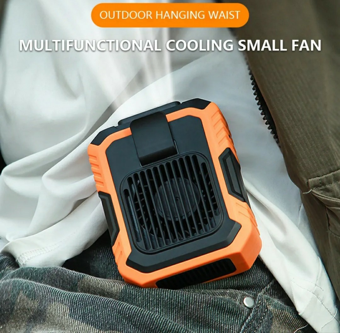 ウエストファン 腰掛けファン 多機能 グリーン拍卖