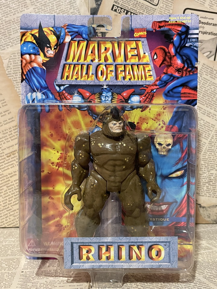 ☆1990年代/マーベル/アクションフィギュア/即決ビンテージ/Toybiz/Marvel Hall of Fame/Action Figure(Rhino/MOC) MA-161拍卖