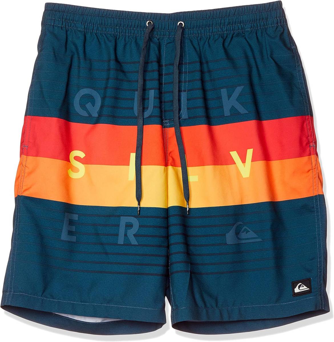 【KCM】Z-iro1-637-L★展示品★【クイックシルバー】メンズ ボードショーツ 水陸両用 インナー付 EQYJV03551 ネイビー サイズL拍卖