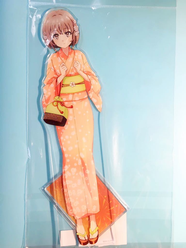 梓川花楓【青春ブタ野郎はバニーガール先輩の夢を見ない おでかけシスター】ポップアップショップ 浴衣 マルイ 特大アクリルスタンド拍卖