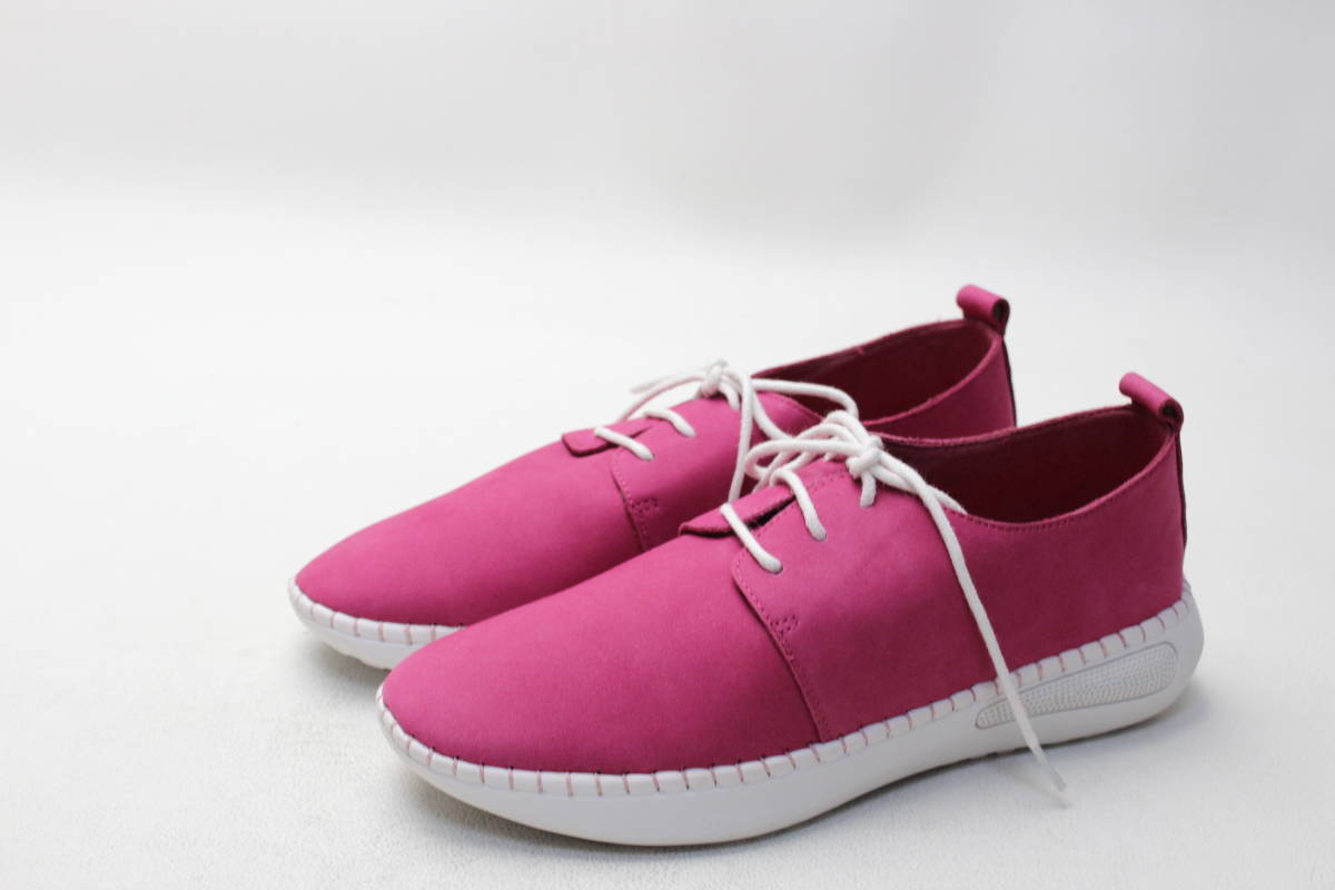 新品♪ウォーターマッサージ ヌバックレースアップシューズ(23.5)/472拍卖