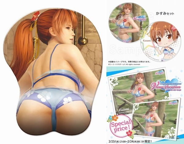 デッドオアアライブ DEAD OR ALIVE Xtreme Venus Vacation 等身大 マウスパッド 特典 ブロマイド 付 アクリル コースター ボード 他 かすみ拍卖