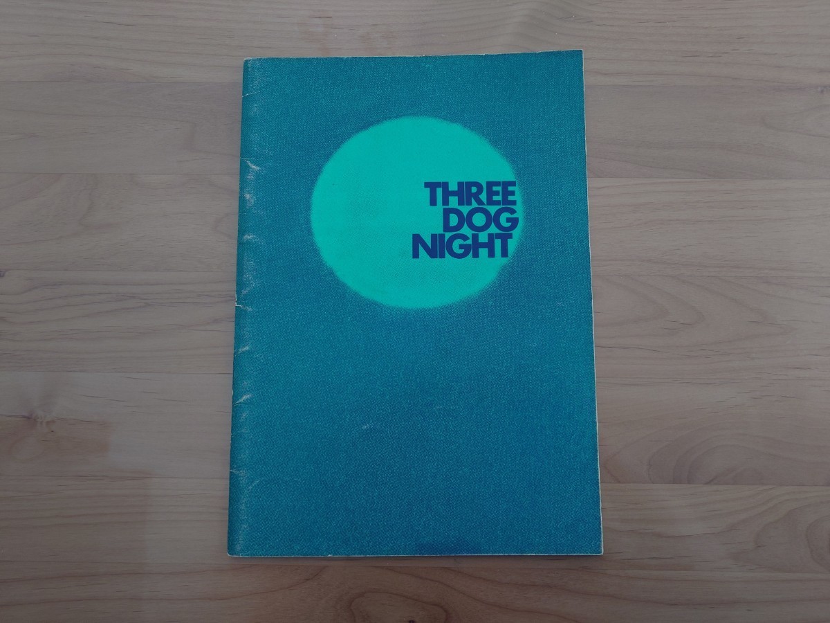 ★スリー・ドッグ・ナイト THREE DOG NIGHT★日本公演パンフレット★1972年★Japan Tour★concert brochure★中古品拍卖