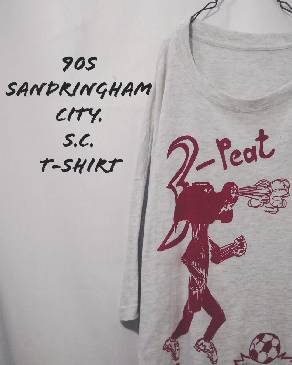 Vintage Sandringham City.S.C. t-shirt 90s サンドリングハム シティー サッカー クラブ オーストラリア ビッグサイズ ビンテージ拍卖