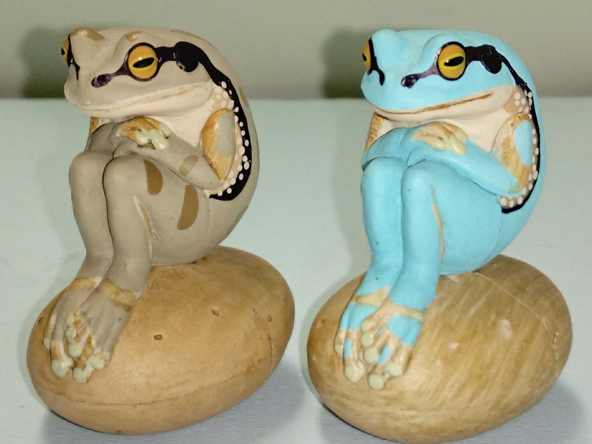 石の上のカエル フィギュア拍卖