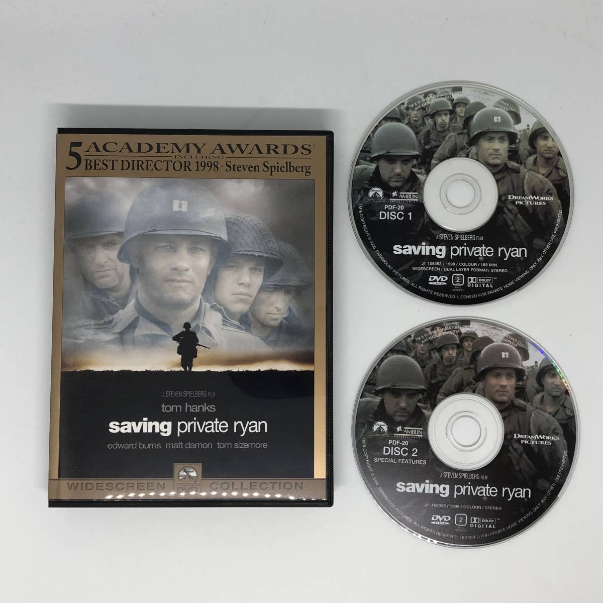 中古DVD 2枚組 プライベート・ライアン トム・ハンクス トム・サイズモア マット・デイモン 個人所有拍卖