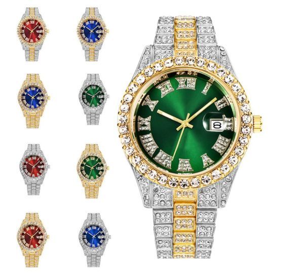 新品 プラチナptp 18kgp ゴールド ダイヤモンドcz 腕時計 ウォッチ quartzクオーツ 87g 男女兼用 上質 質感 高品質 高級感 大人気☆ 格安A拍卖