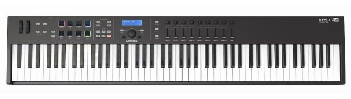 新品 未開封 Arturia アートリア / KEYLAB ESSENTIAL 88 BLACK EDITION 88鍵盤 セミウェイテッド・キーボード MIDIコントローラー拍卖