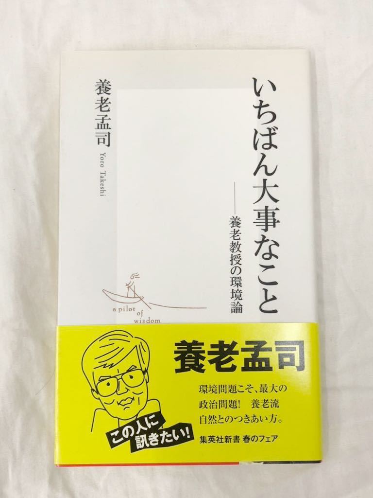 いちばん大事なこと 養老教授の環境論 (集英社新書 0219) 養老孟司/著拍卖
