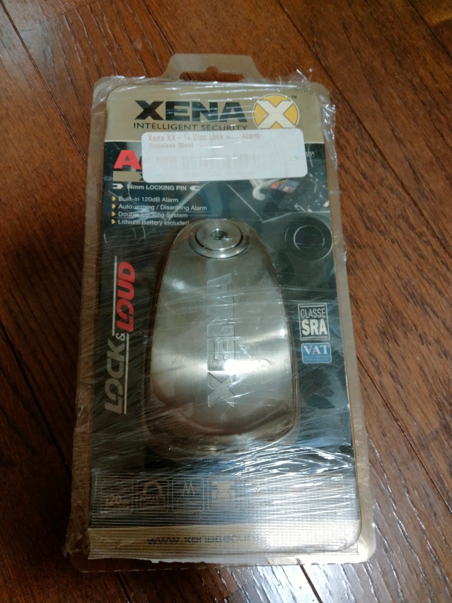【美品】定価20000円 送料570円 盗難防止アラーム XENA Disk Lock ALARM XX4 検) NSR250 z900rs xsr900 xsr700 cb1300 56hh-拍卖