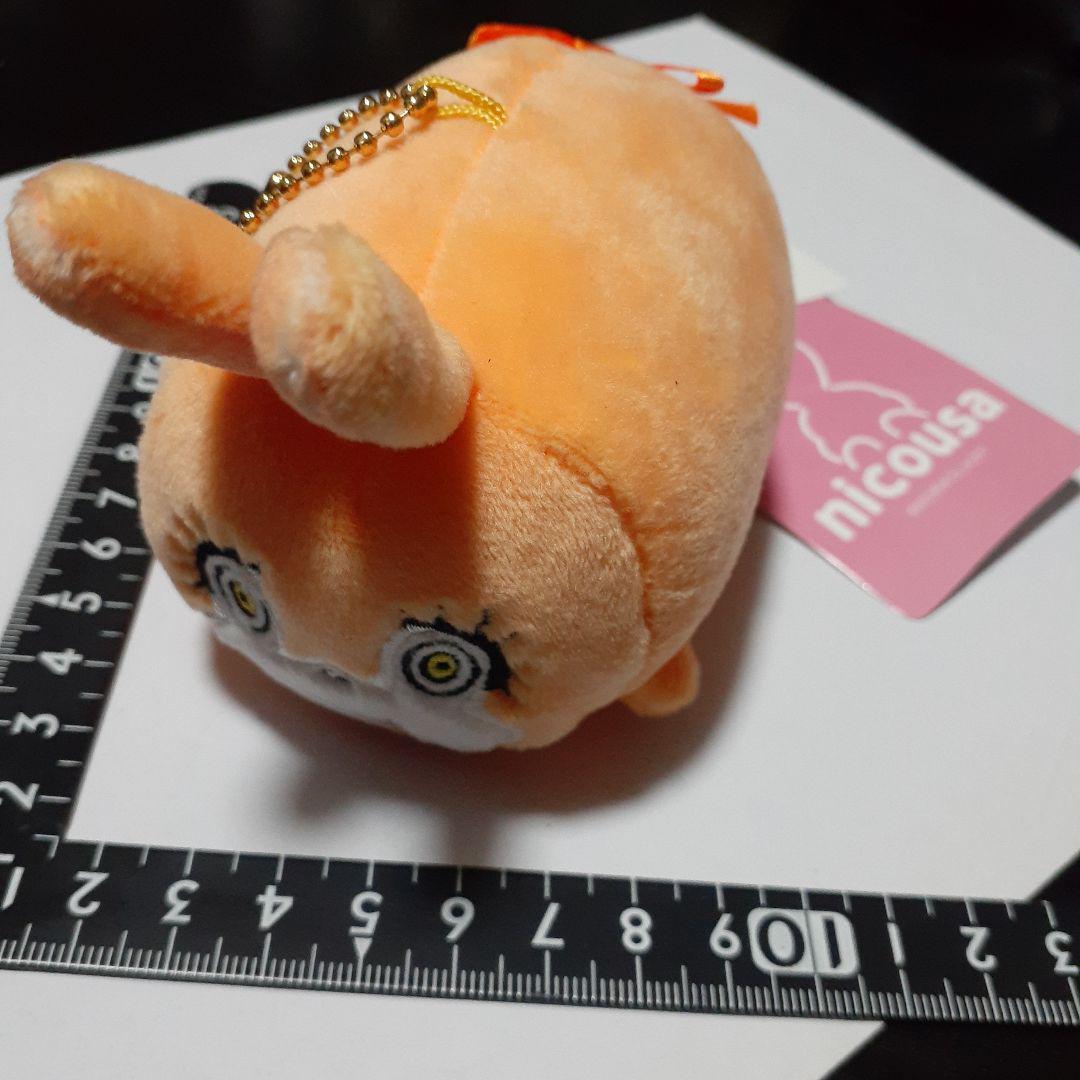超素敵☆藤田ニコル☆にこうさ☆もちもち☆ぬいぐるみS☆ボールチェーン☆オレンジ☆残1拍卖