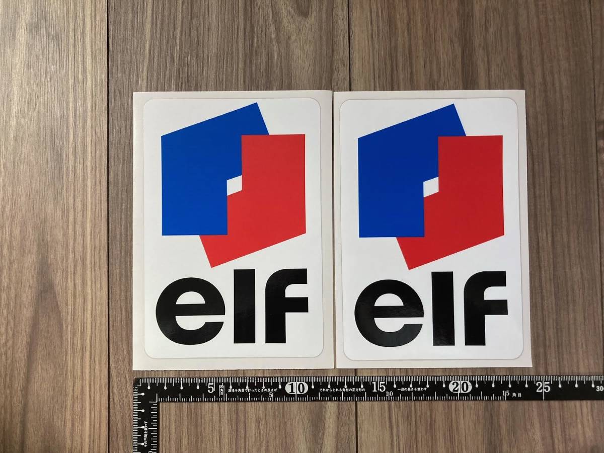送料無料 ELF Classic Style Car Sticker エルフ ステッカー デカール セット 110mm × 160mm 2枚セット拍卖