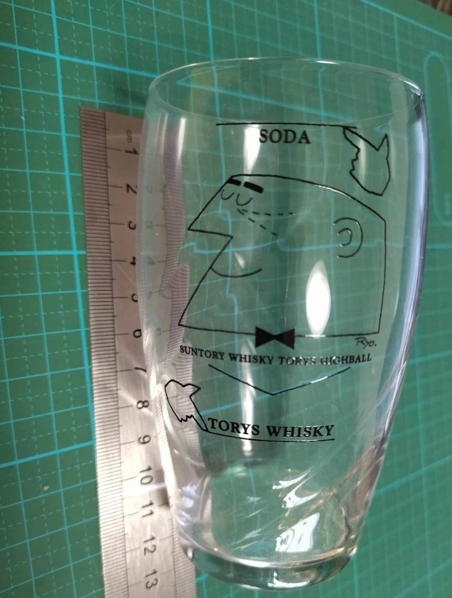 非売品 サントリー ウィスキー トリス ハイボール グラス 柳原良平 mascot Uncle Yanagihara Ryouhei SUNTORY WHISKY TORYS HIGHBALL glass拍卖