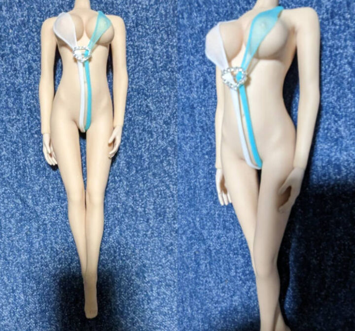 1/6ドール用 TBLeague ファイセンS07 バイカラー ホワイトー×グリーン オープンクロッチ シースルーコスチューム拍卖