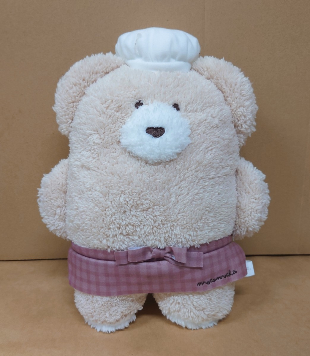 新品 ほっこりモコモカ カフェエプロン ぬいぐるみ グッズ くま かわいい拍卖
