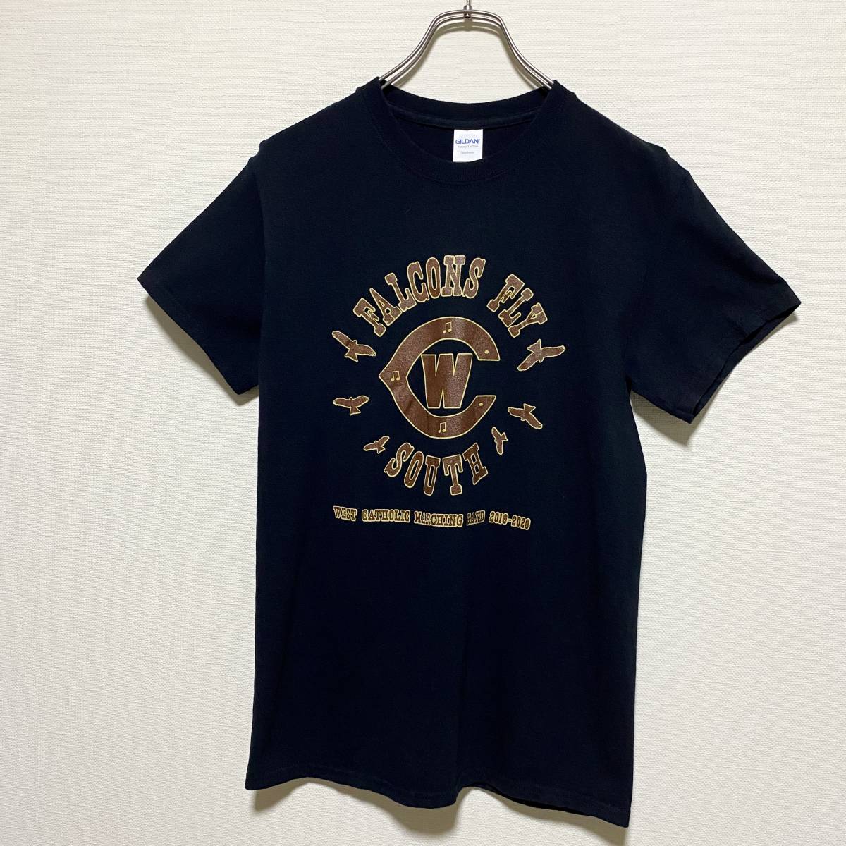 アメリカ古着 マーチバンド 半袖 Tシャツ カトリックハイスクール Sサイズ コットン GILDAN ギルダン 【P58】拍卖