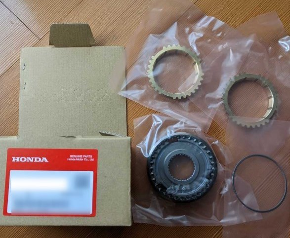 シンクロナイザー スリーブ セット 5-R 未使用 ホンダ 純正 ホンダ インテグラ タイプR DC2 DB8 シビック CR-X EK EG HONDA genuine拍卖