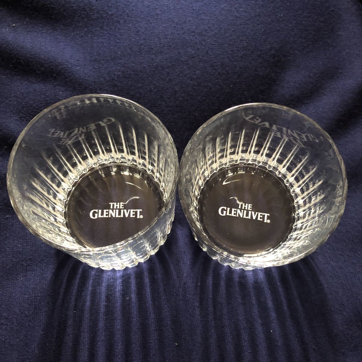 激レア非売品 THE GLENLIVET グレンリベット ウィスキー ロックグラス 2個セット ノベルティ拍卖