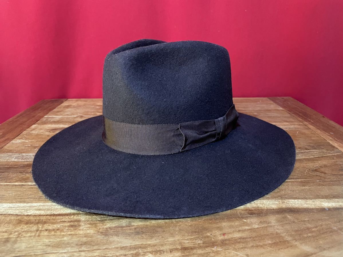 Resistol ビンテージハット60s70sブラウン茶系ステットソン STETSON Borsalino拍卖