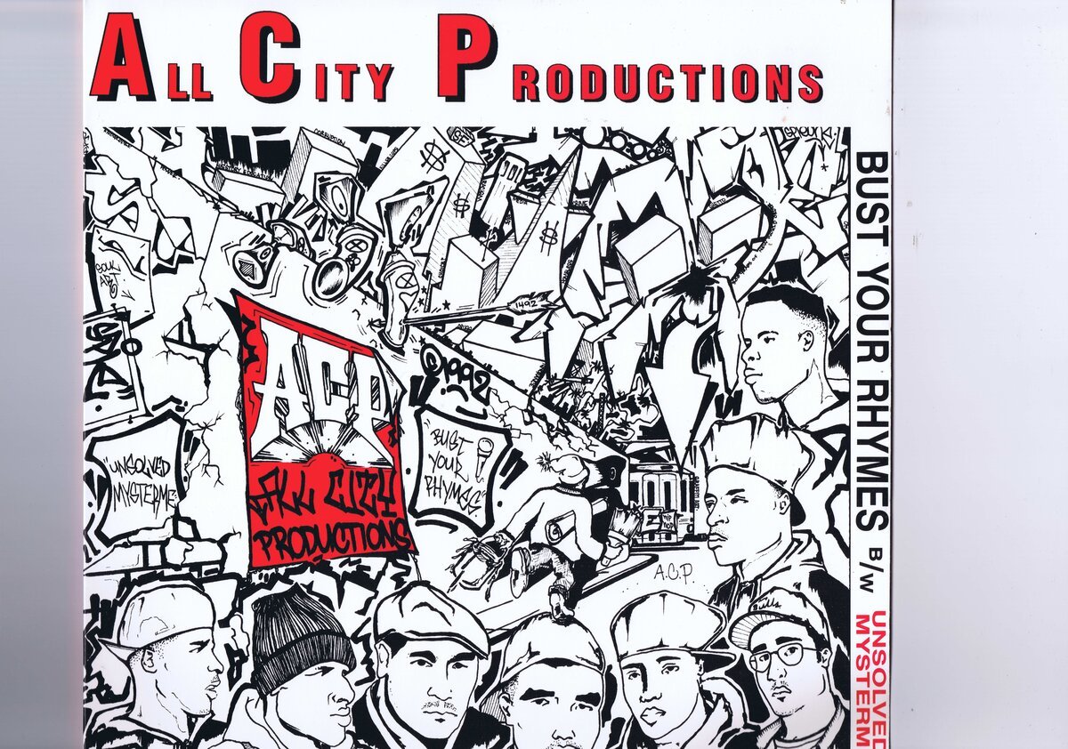 盤質良好 US盤 12inch All City Productions / Bust Your Rhymes / Unsolved Mysterme ACP 9200-1拍卖