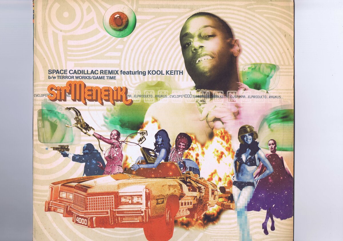 US盤 12inch Sir Menelik AKA Cyclops 4000 / Space Cadillac Remix b/w Terror Works / Game Time RWK 167, RWK 167-7, RWK 167-1拍卖