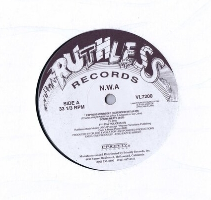 US盤 12inch N.W.A. / Express Yourself VL7200拍卖