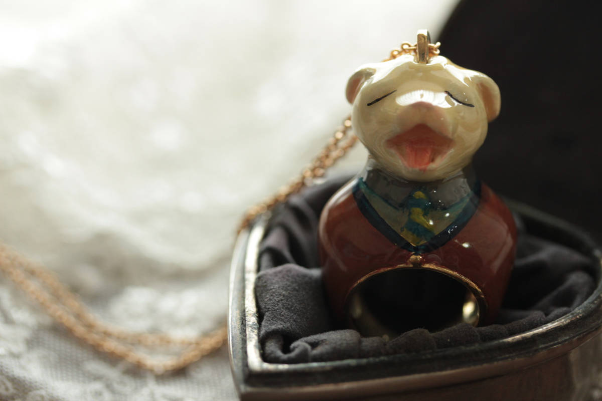 *SALE\5300== \3300*キュートなクマ?ワンちゃんネックレスA拍卖