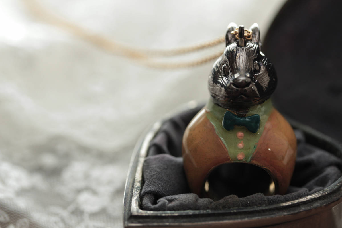 *SALE\5300== \3300*キュートなラビットネックレス拍卖