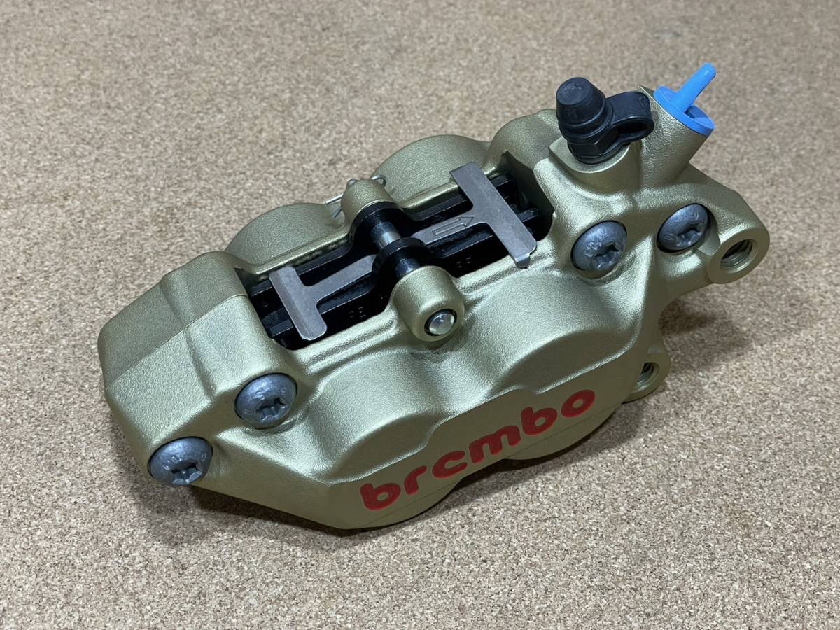 brembo ブレンボ キャストキャリパー ゴールド(右用) P4 30/34(40mmピッチ) 正規品拍卖