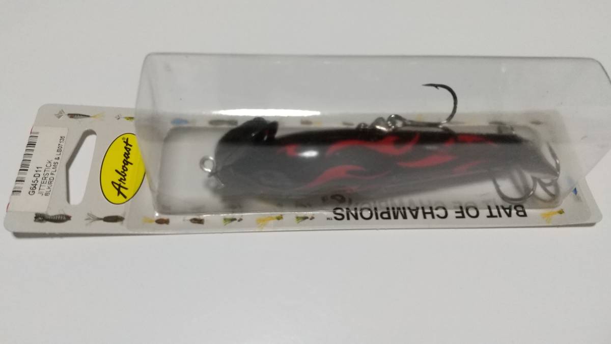 ジッタースティック 5/8oz ブラックホットロッド DAIWA ダイワ JITTER STICK アーボガスト ナマズ TOP トップ Arbogast 新品購入未使用拍卖