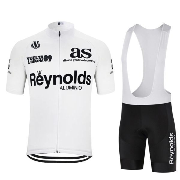 新品 レトロデザイン 上下セット No69 Sサイズ スペイン サイクルジャージ ウェア 半袖 メンズ サイクリング MTB ロードバイク 自転車拍卖