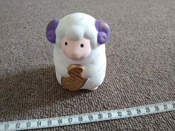 陶器 羊 美術芸術アートインテリアアンティーク動物写実彫刻 n26拍卖