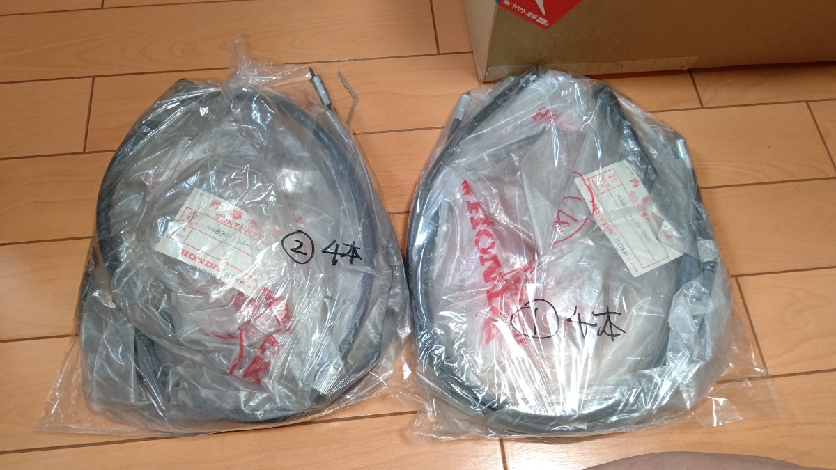 HONDA 純正 未使用 44830-124-840 8本 シャリー シャリィ CF50 スピードメーターケーブル スピードメーターワイヤー CF70 CHALY ホンダ 拍卖