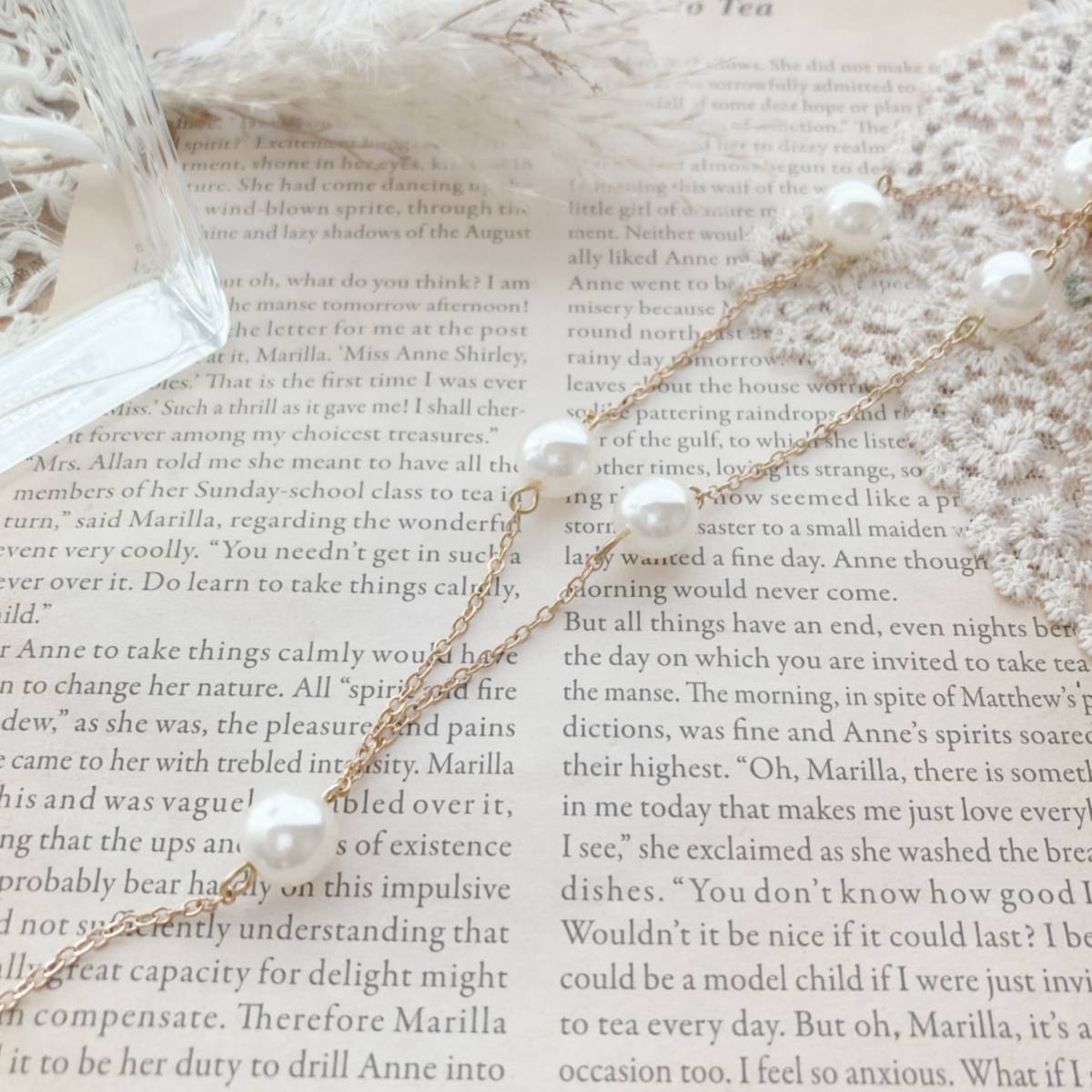 スキップパール Yラインネックレス ゴールド 美品☆Vintage jewelry accessories A289拍卖