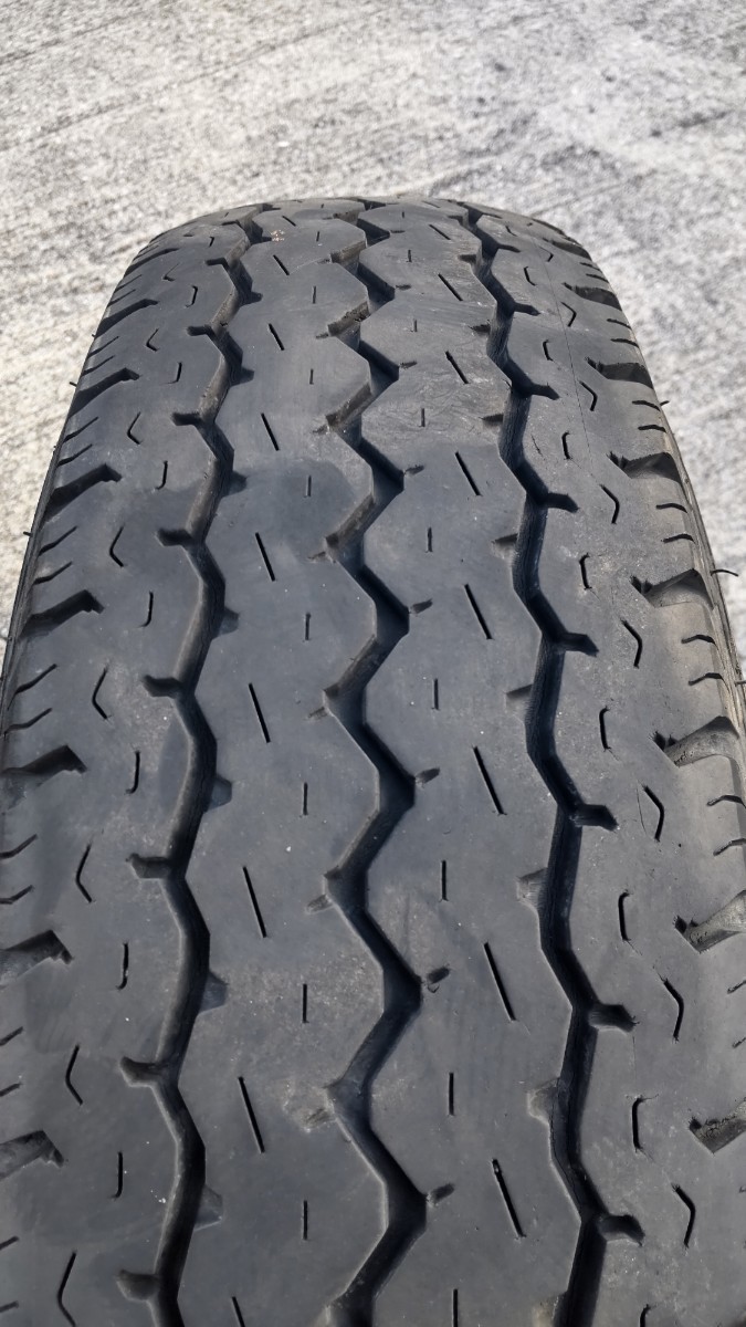 165R13 8PR ダンロップ 1本 中古 13インチ タイヤ 2013年拍卖