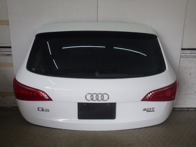 【Y04】 アウディQ5 AudiQ5 2.0TFSIクワトロ 8RCDNF 前期 リアゲート バックドア ASSY LY9C アイビスホワイト 中古 即決拍卖