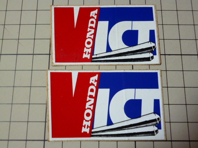 正規品 HONDA ステッカー 2枚 当時物 です(66×39mm) 70年代 70s ビンテージ ホンダ拍卖