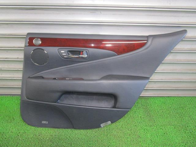 レクサス LS DAA-UVF46 右リアドアトリム 内張り 67630-50K50-C2 ブラック 木目 レザー /40024拍卖