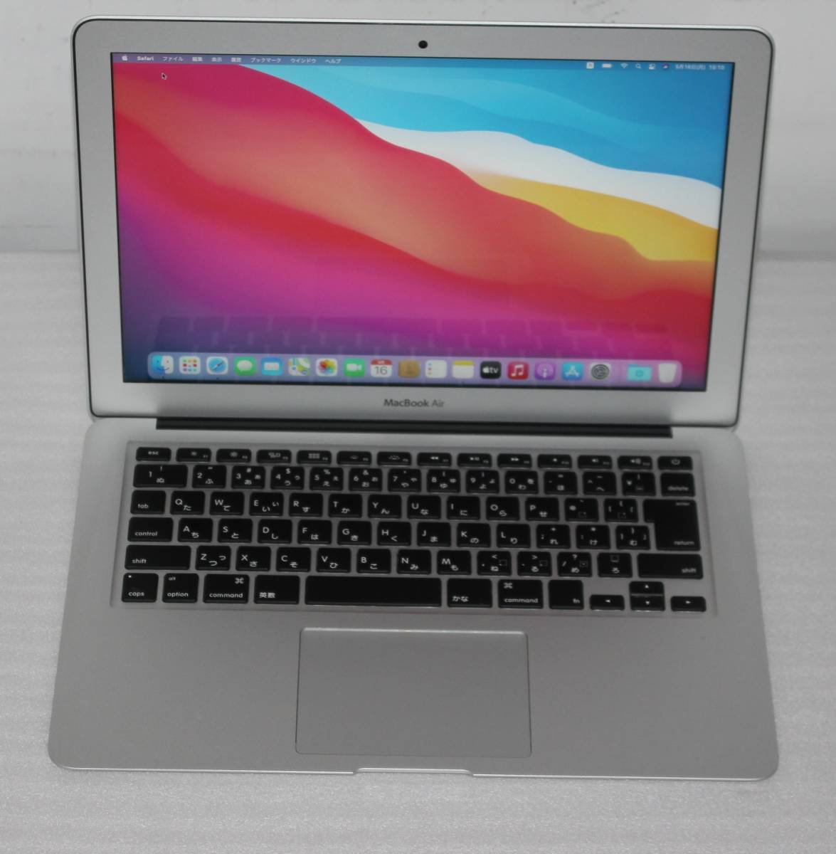 アップル★MacBook AIR A1466 Core i5 1.40Ghz 4GB SSD 128GB 13.3TFT カメラ★ 13-inch Early 2014年★バッテリー不良★拍卖