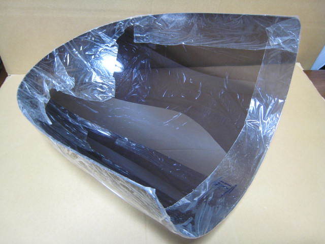 汎用 スクリーン ノンカット スモーク アエルマッキ・アラドーロ 、ドゥカティシングル等 カフェレーサー等のカスタムに 長さ約47cm拍卖