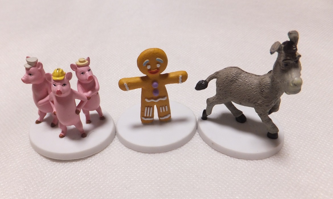 シュレック フィギュア 3点セット ドンキー ジンジャークッキー 三匹の子豚 SHREK拍卖