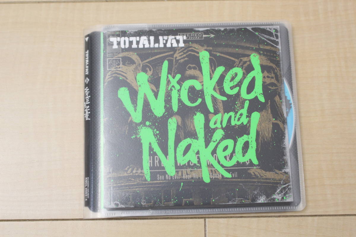 TOTALFAT Wicked and Naked CD+DVD 元ケース無し メディアパス収納拍卖