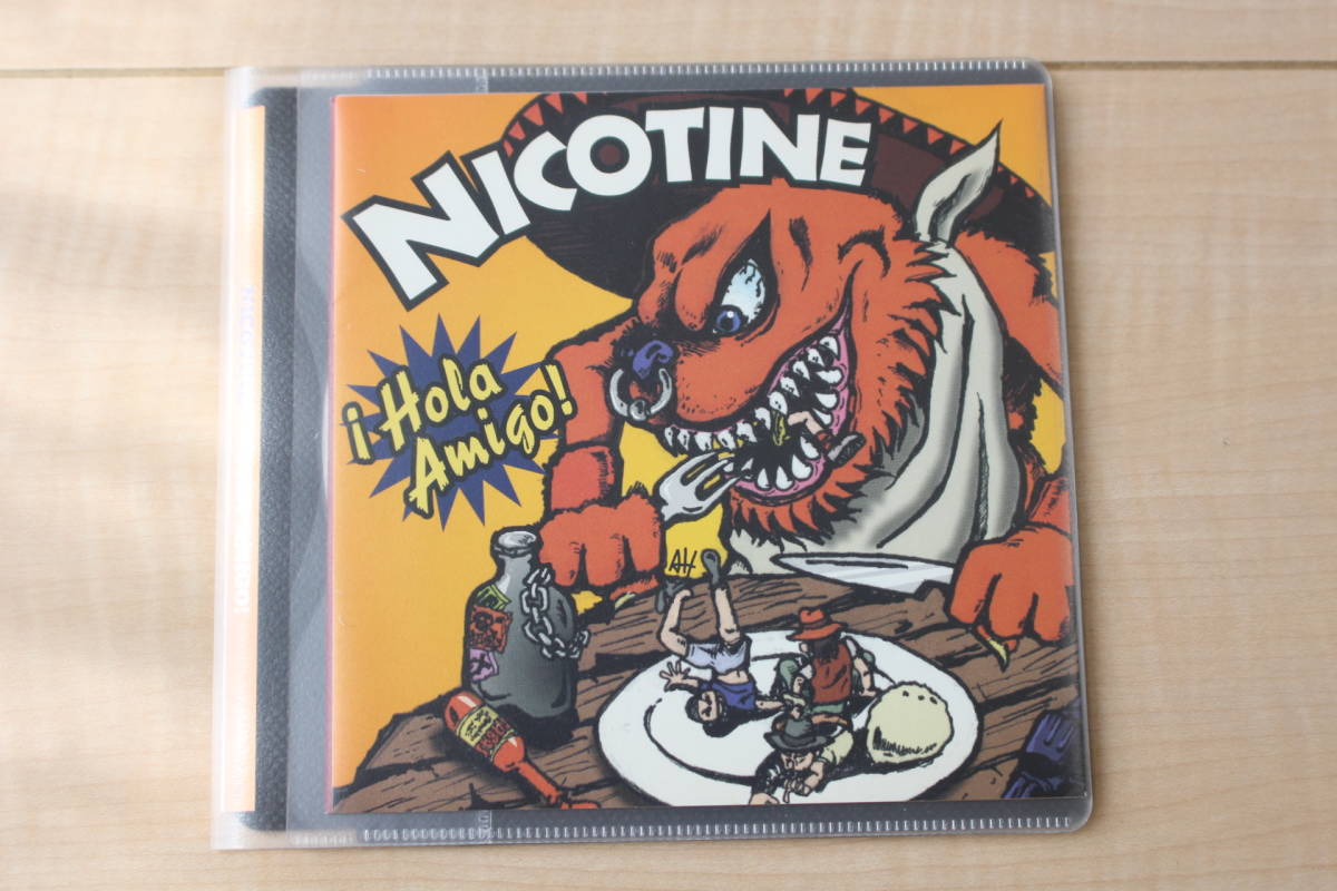 NICOTINE !HOLA AMIGO! CD 元ケース無し メディアパス収納拍卖