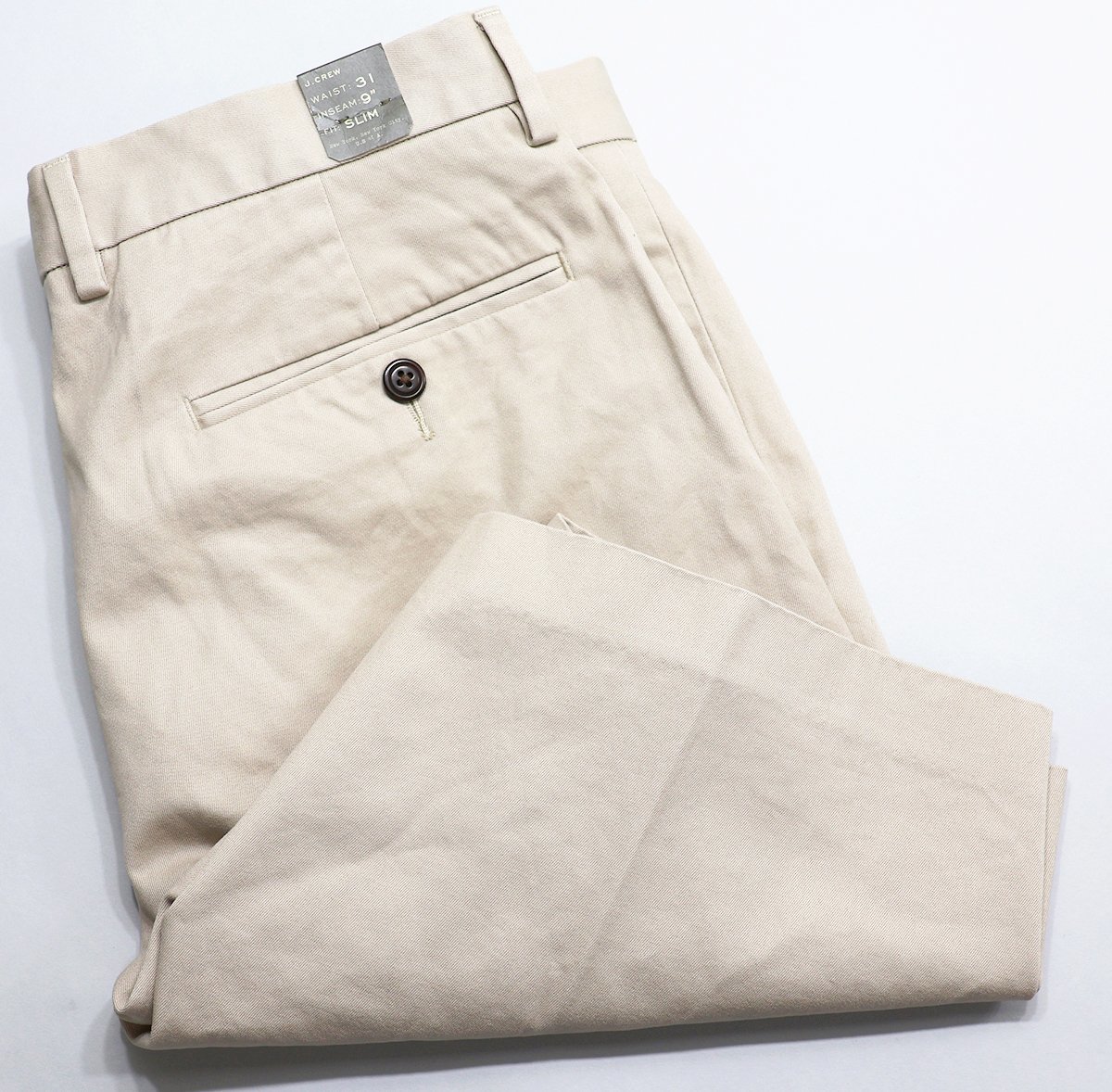 J.CREW (ジェイクルー) Bowery Slim Chino Shorts / バワリー スリムチノショーツ #A6296 未使用品 カーキ w31 / ショートパンツ拍卖